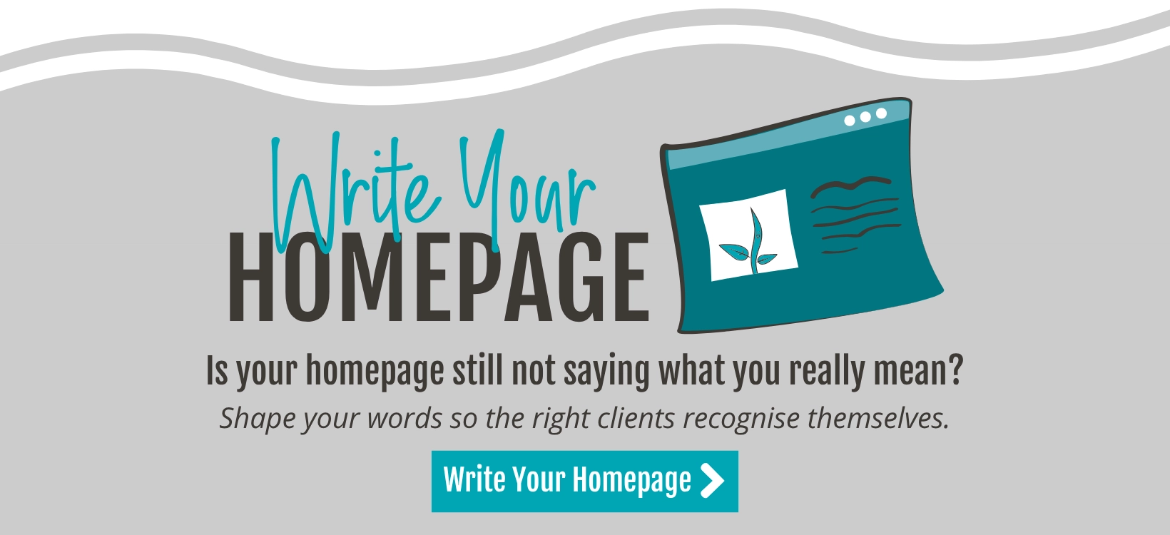 Write Your Homepage symbol Write Your Homepage